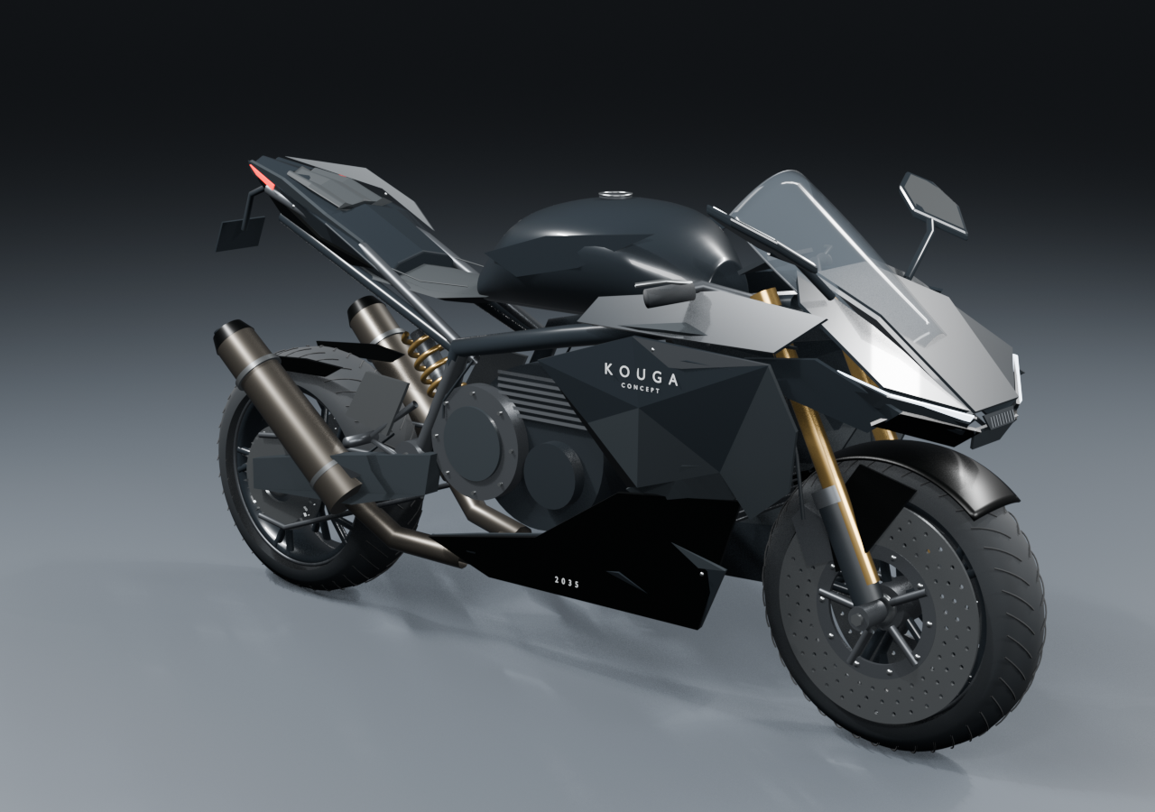 Kouga-Concept 2035の承認済み45度画像
